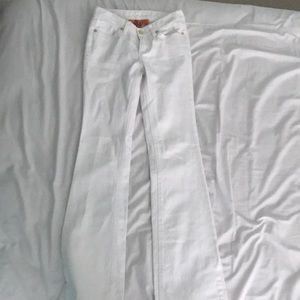 Tory Burch white jeans